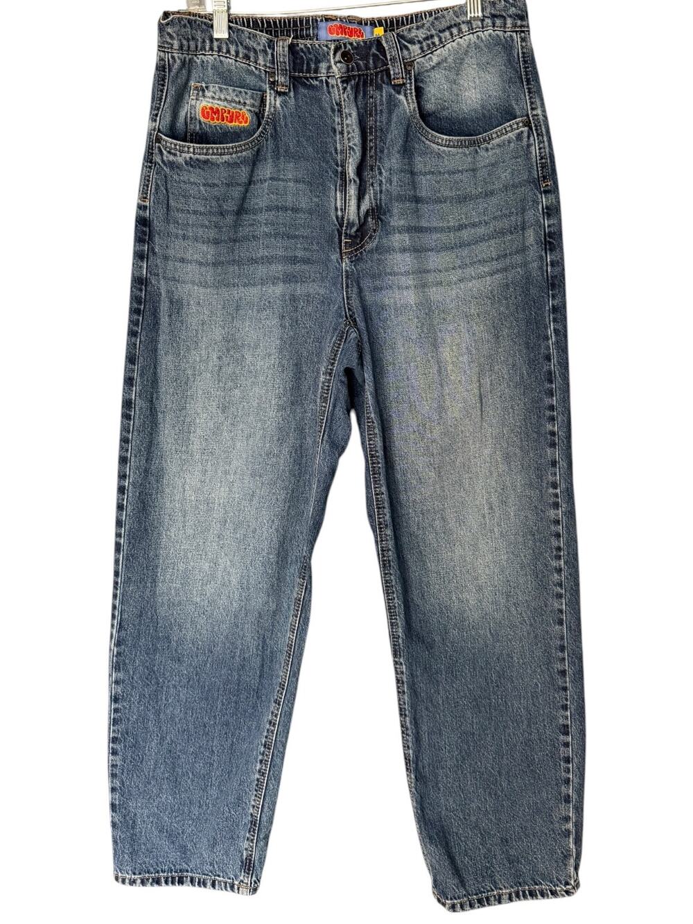 Empyre Johnny Medium Wash Elasic Waist Skate Jeans Men’s Medium